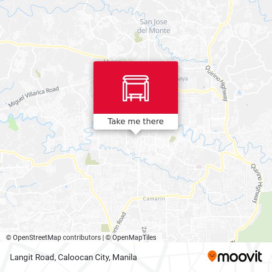 Langit Road, Caloocan City map