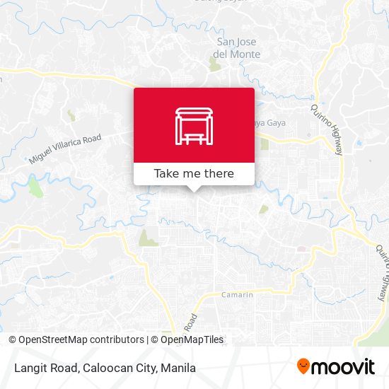 Langit Road, Caloocan City map