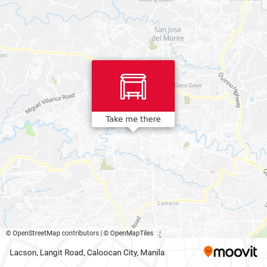 Lacson, Langit Road, Caloocan City map