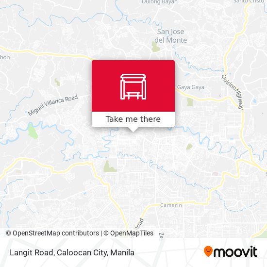 Langit Road, Caloocan City map