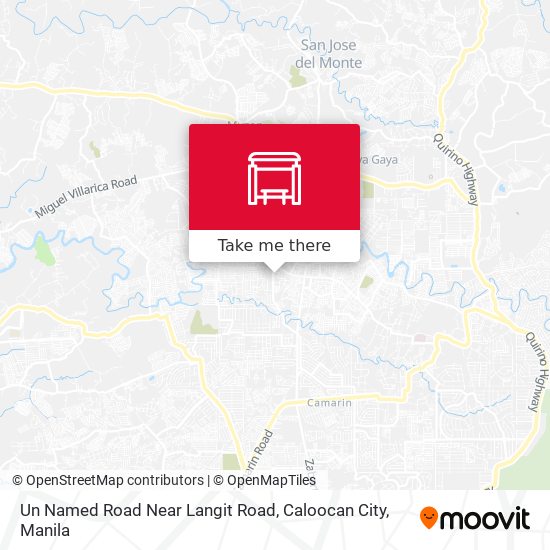 Un Named Road Near Langit Road, Caloocan City map