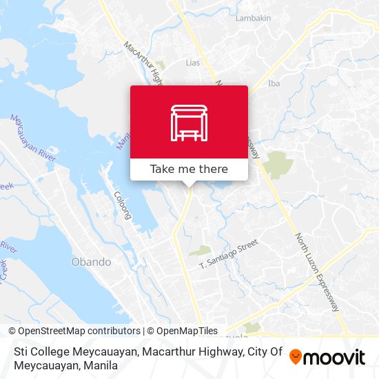 Sti College Meycauayan, Macarthur Highway, City Of Meycauayan map
