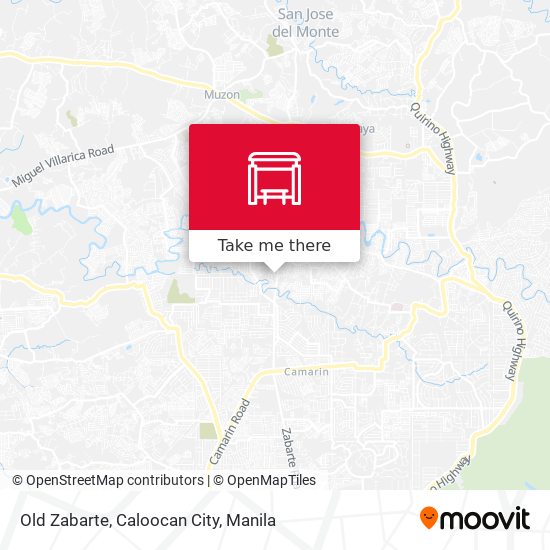 Old Zabarte, Caloocan City map