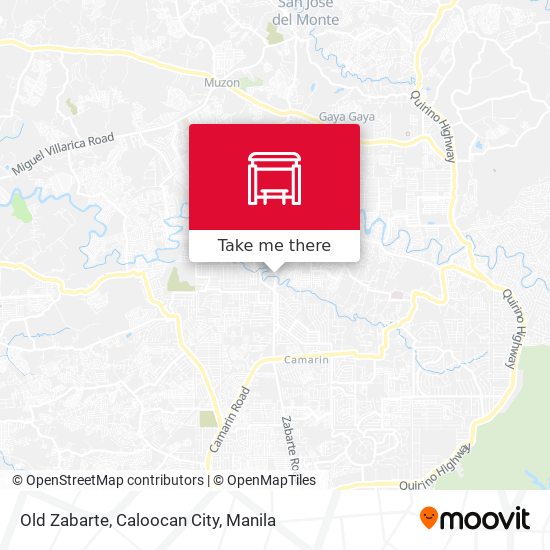 Old Zabarte, Caloocan City map