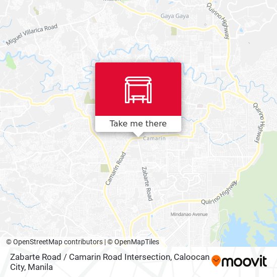 Zabarte Road / Camarin Road Intersection, Caloocan City map