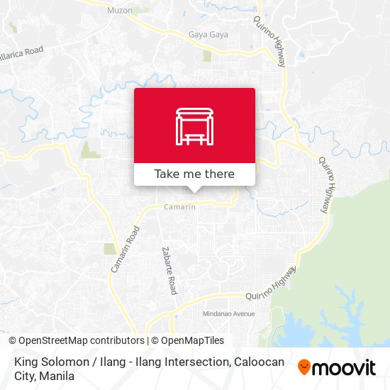 King Solomon / Ilang - Ilang Intersection, Caloocan City map