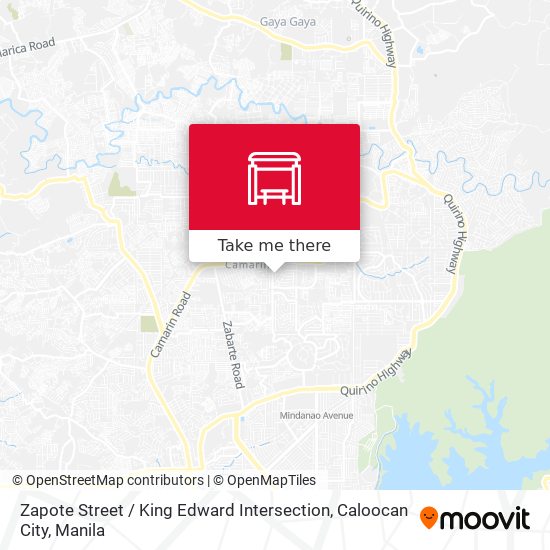 Zapote Street / King Edward Intersection, Caloocan City map