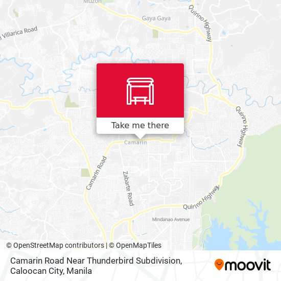 Camarin Road Near Thunderbird Subdivision, Caloocan City map
