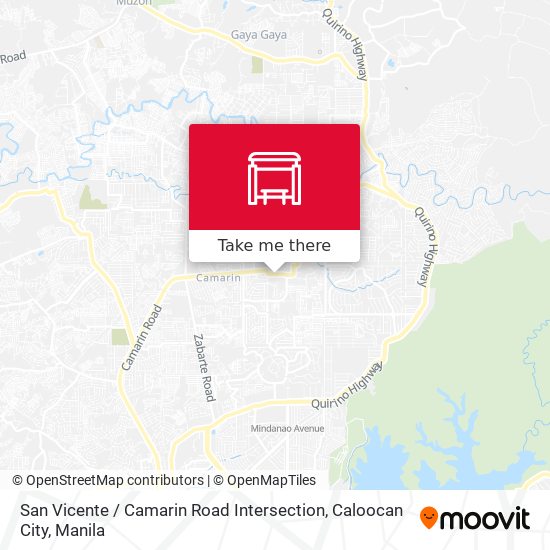 San Vicente / Camarin Road Intersection, Caloocan City map