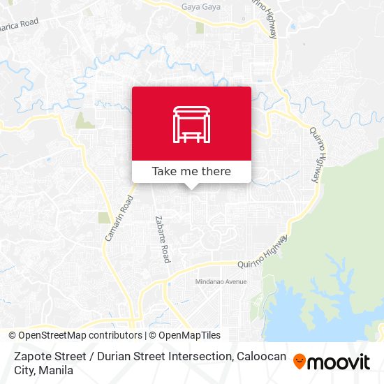 Zapote Street / Durian Street Intersection, Caloocan City map