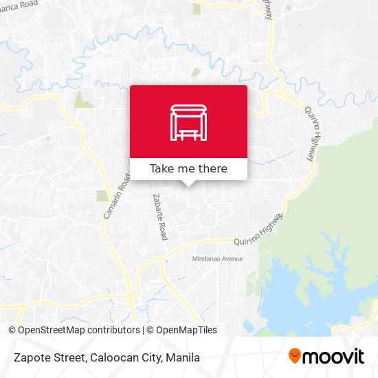 Zapote Street, Caloocan City map