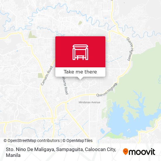 Sto. Nino De Maligaya, Sampaguita, Caloocan City map