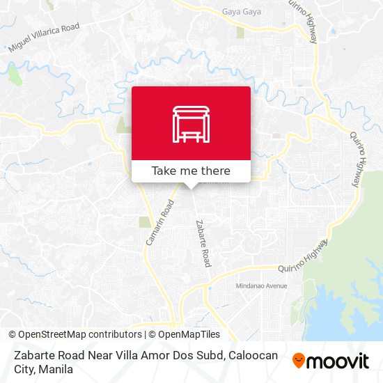 Zabarte Road Near Villa Amor Dos Subd, Caloocan City map