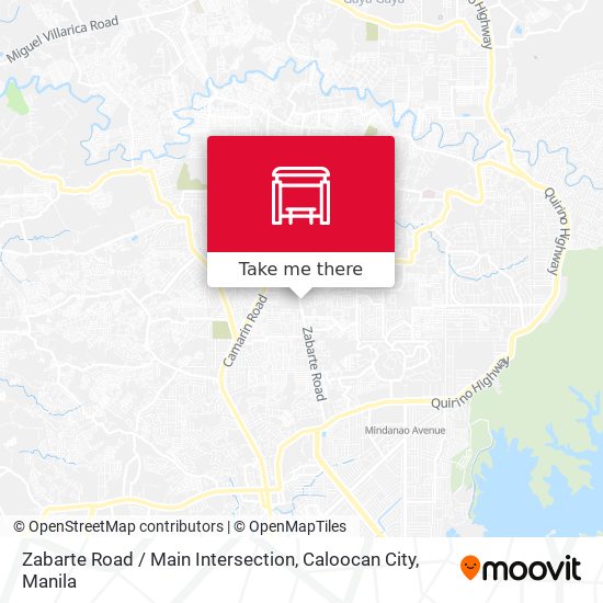 Zabarte Road / Main Intersection, Caloocan City map