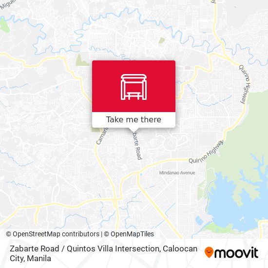Zabarte Road / Quintos Villa Intersection, Caloocan City map