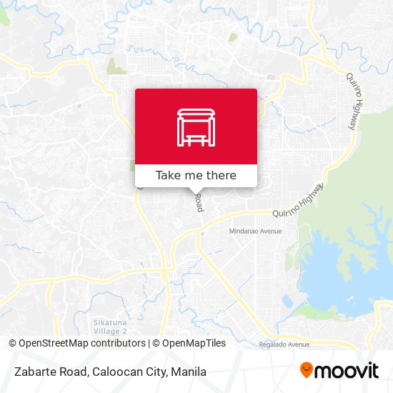 Zabarte Road, Caloocan City map