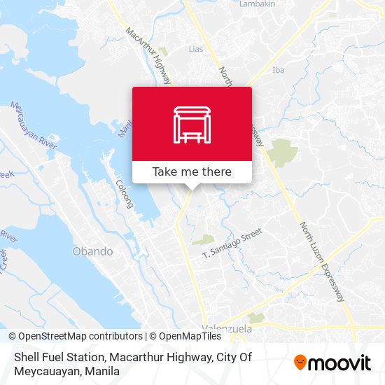 Shell Fuel Station, Macarthur Highway, City Of Meycauayan map