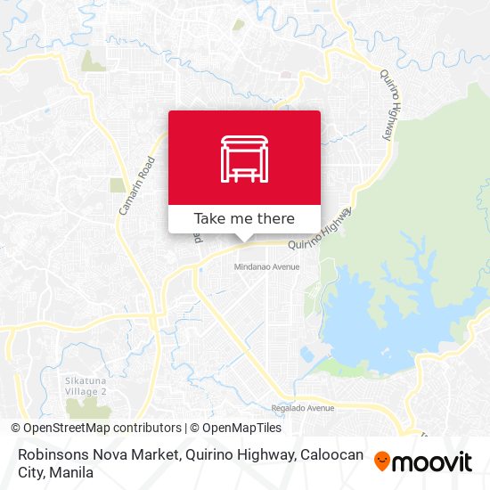 Robinsons Nova Market, Quirino Highway, Caloocan City map