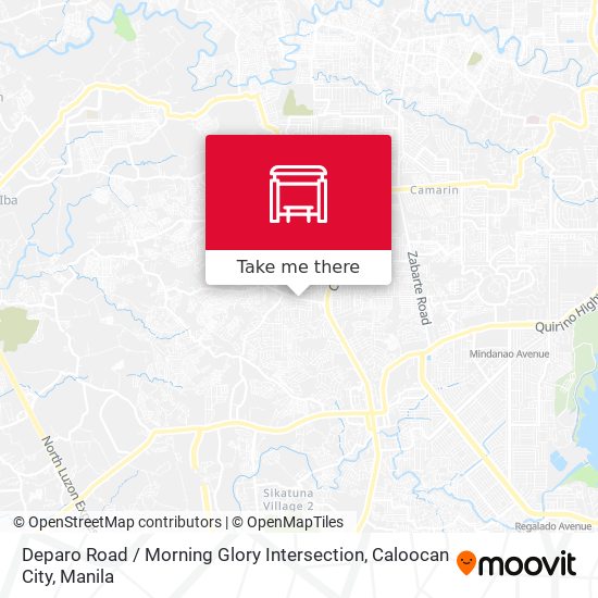 Deparo Road / Morning Glory Intersection, Caloocan City map