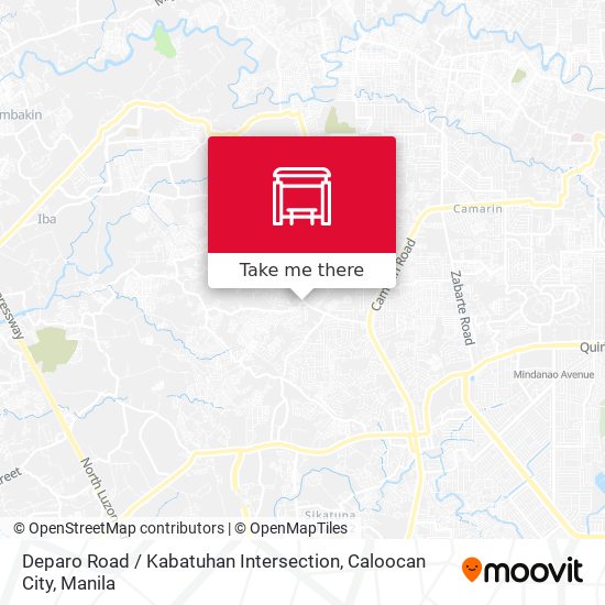 Deparo Road / Kabatuhan Intersection, Caloocan City map
