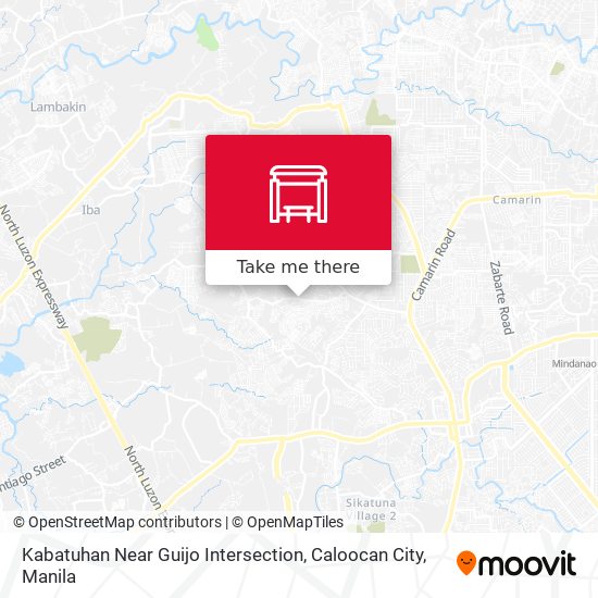 Kabatuhan Near Guijo Intersection, Caloocan City map