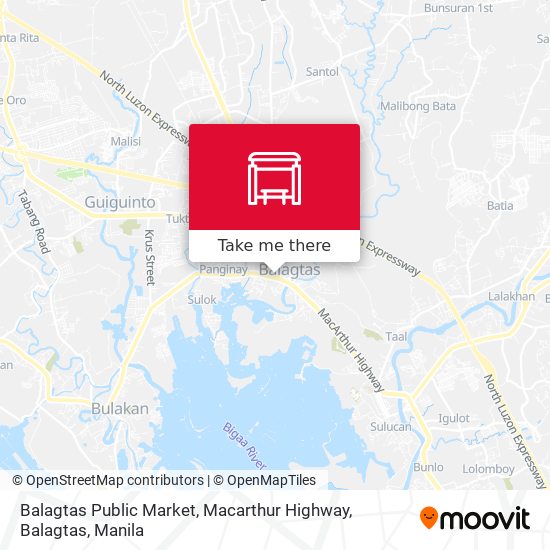 Balagtas Public Market, Macarthur Highway, Balagtas map