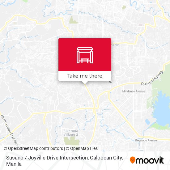 Susano / Joyville Drive Intersection, Caloocan City map
