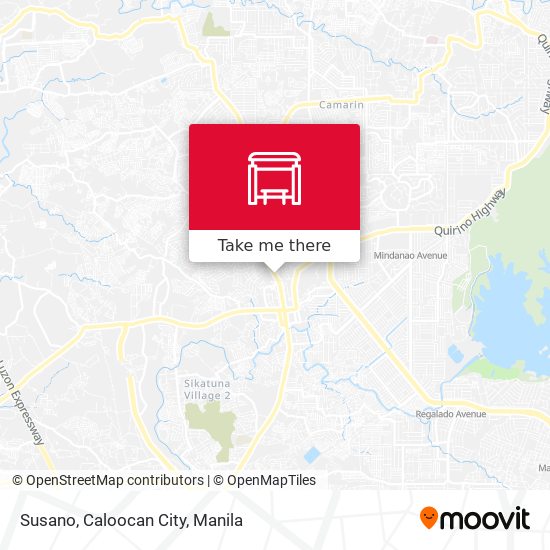 Susano, Caloocan City map