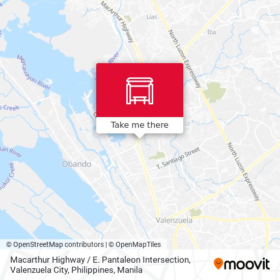 Macarthur Highway / E. Pantaleon Intersection, Valenzuela City, Philippines map