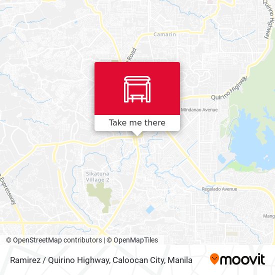 Ramirez / Quirino Highway, Caloocan City map