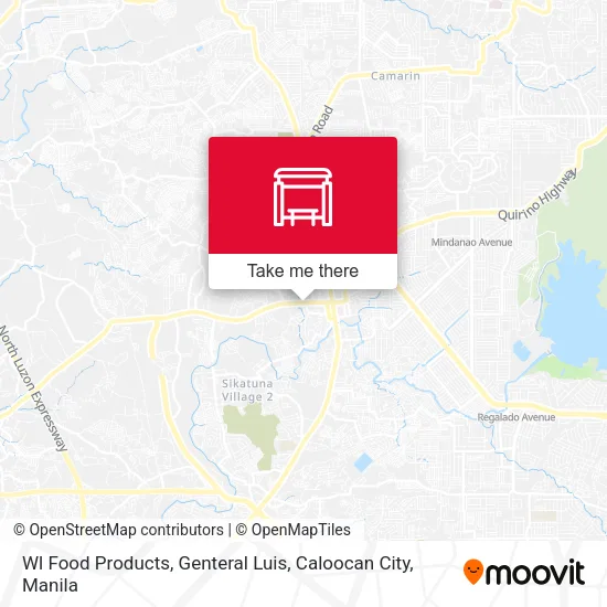 Wl Food Products, Genteral Luis, Caloocan City map