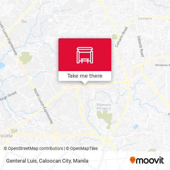 Genteral Luis, Caloocan City map