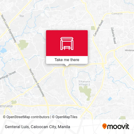 Genteral Luis, Caloocan City map