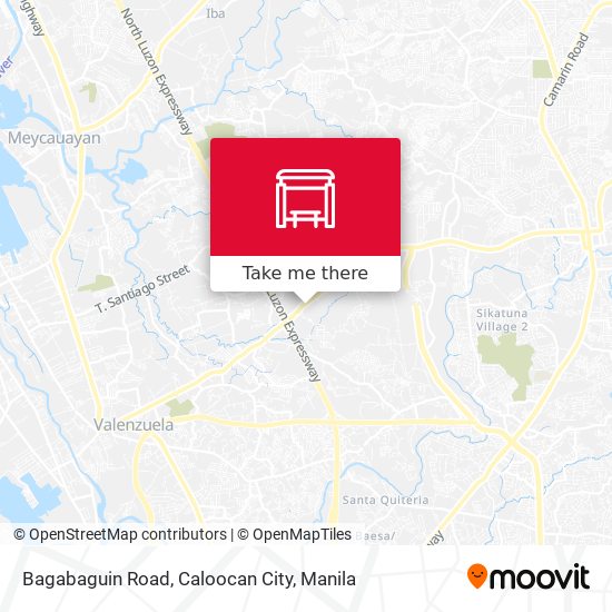 Bagabaguin Road, Caloocan City map