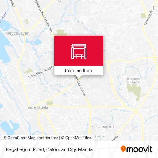 Bagabaguin Road, Caloocan City map