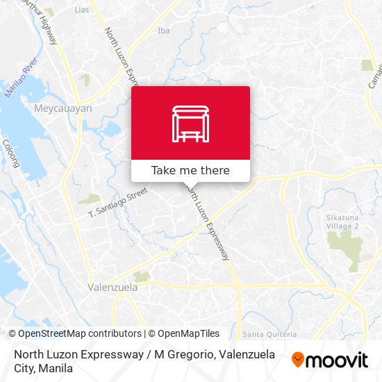 North Luzon Expressway / M Gregorio, Valenzuela City map