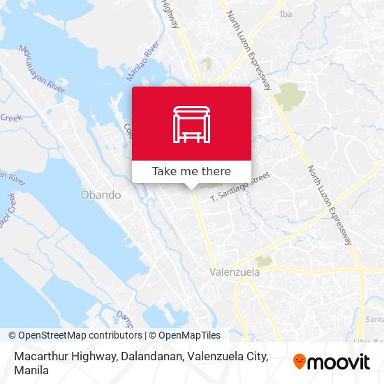 Macarthur Highway, Dalandanan, Valenzuela City map