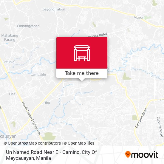 Un Named Road Near El- Camino, City Of Meycauayan map