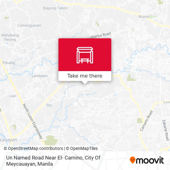 Un Named Road Near El- Camino, City Of Meycauayan map