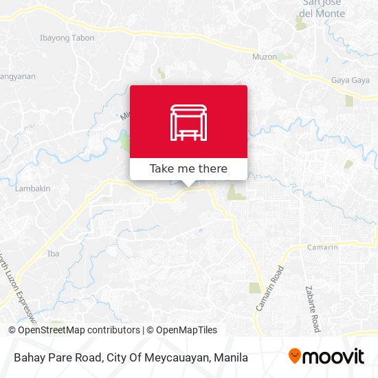 Bahay Pare Road, City Of Meycauayan map