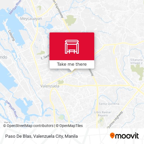 Paso De Blas, Valenzuela City map