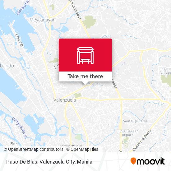 Paso De Blas, Valenzuela City map