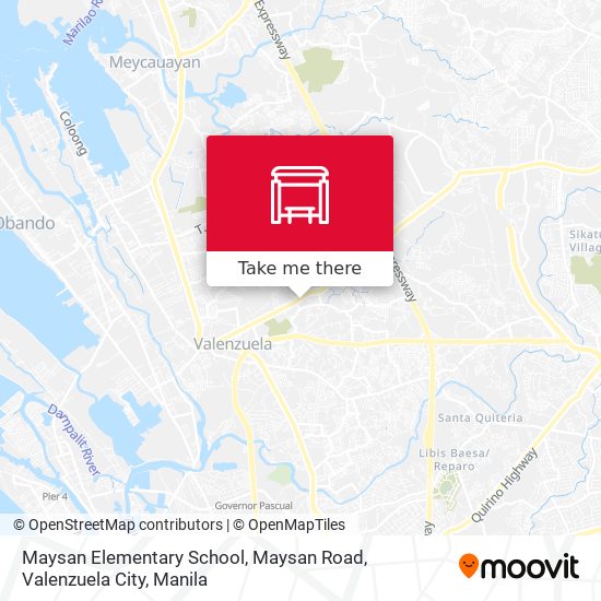 Maysan Elementary School, Maysan Road, Valenzuela City map