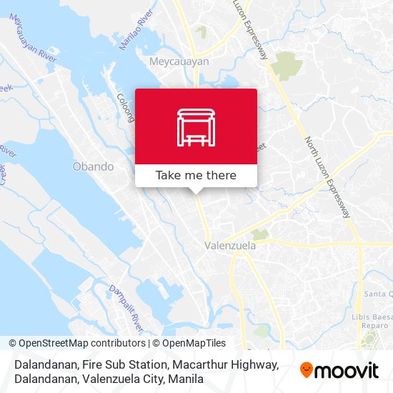 Dalandanan, Fire Sub Station, Macarthur Highway, Dalandanan, Valenzuela City map