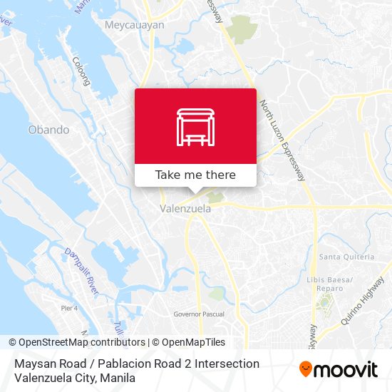 Maysan Road / Pablacion Road 2 Intersection Valenzuela City map