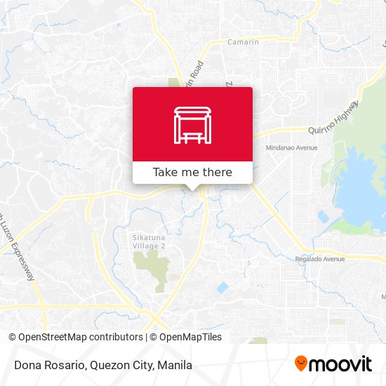 Dona Rosario, Quezon City map
