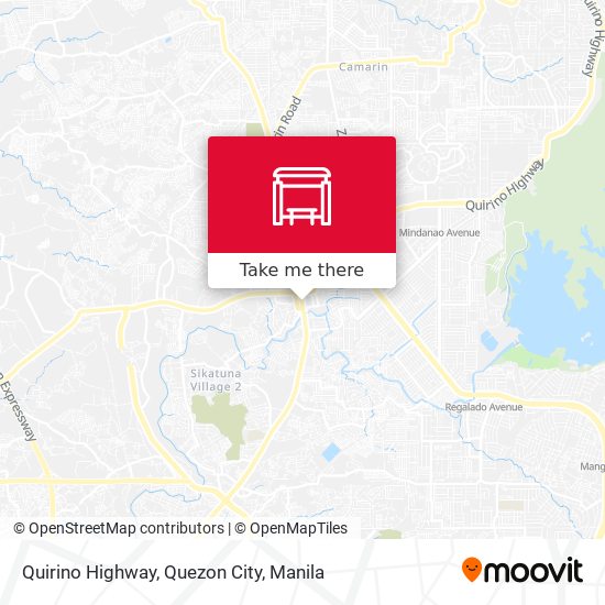 Quirino Highway, Quezon City map