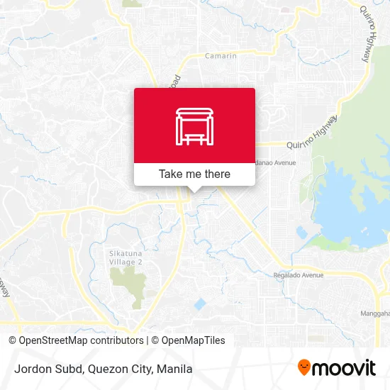 Jordon Subd, Quezon City map