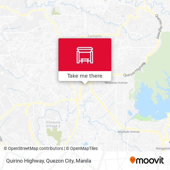 Quirino Highway, Quezon City map