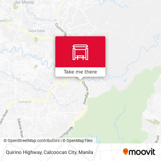 Quirino Highway, Calcoocan City map